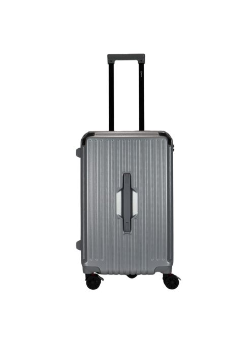 Benzi Girona ezüst 5 kerekű közepes bőrönd