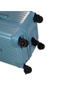 Benzi Girona világoskék 5 kerekű közepes bőrönd 5790