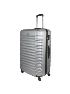 Leonardo Da Vinci Modena ezüst 4 kerekű óriás bőrönd