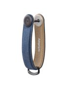 Orbitkey Waxed Canvas Key Organiser Navy Blue bőr kulcstartó 