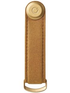   Orbitkey Waxed Canvas Key Organiser Golden Sand bőr kulcstartó 