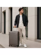 Benzi 5909 L bronz nagy méretű bővíthető bőrönd