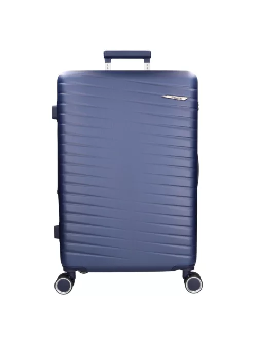 Benzi 5909 L kék nagy méretű bővíthető bőrönd