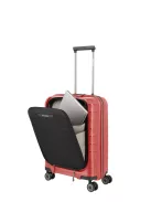 Travelite Mooby piros 4 kerekű első zsebes kabinbőrönd
