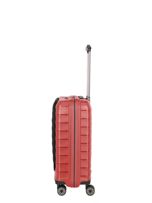 Travelite Mooby piros 4 kerekű első zsebes kabinbőrönd