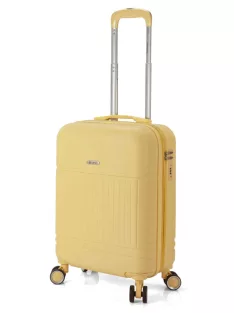 Benzi 5876 S sárga bővíthető kabin bőrönd ABS