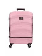 Benzi 5886 L pink nagy bővíthető bőrönd ABS