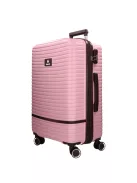 Benzi 5886 L pink nagy bővíthető bőrönd ABS