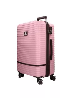 Benzi 5886 L pink nagy bővíthető bőrönd ABS