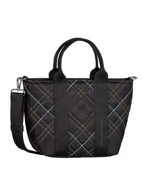 Tom Tailor női válltáska AMINTA ZIP SHOPPER M fekete – trendi Tom Tailor válltáska