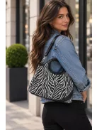 Tom Tailor női kézitáska 012955 LIDORA ZIP SHOPPER S 5131 - 061 - zebra – trendi Tom Tailor kézitáska