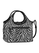 Tom Tailor női kézitáska 012955 LIDORA ZIP SHOPPER S 5131 - 061 - zebra – trendi Tom Tailor kézitáska