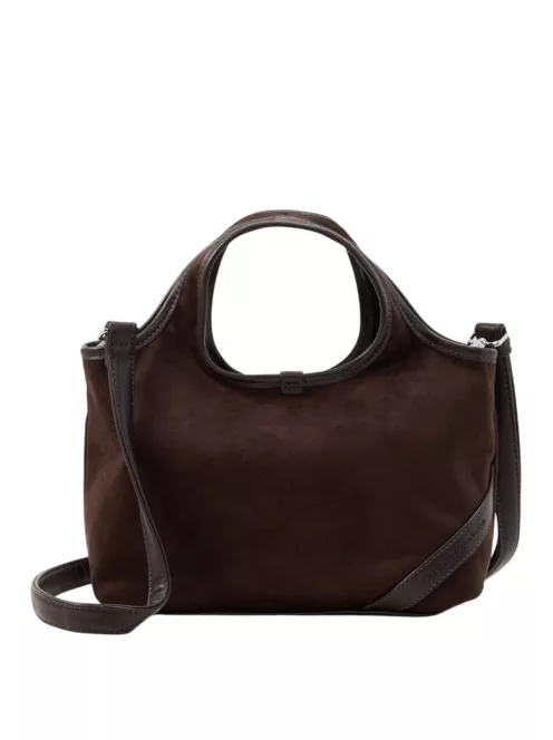Tom Tailor női kézitáska 012955 LIDORA ZIP SHOPPER S 5131 sötét barna – trendi Tom Tailor kézitáska