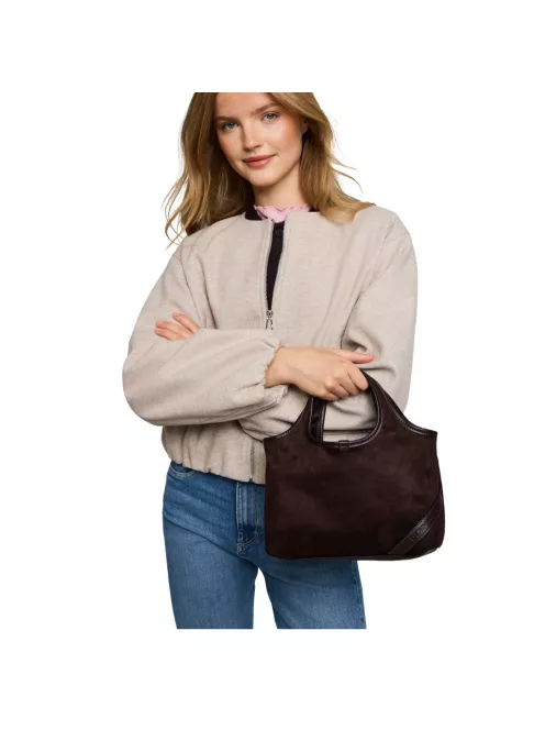 Tom Tailor női kézitáska 012955 LIDORA ZIP SHOPPER S 5131 sötét barna – trendi Tom Tailor kézitáska