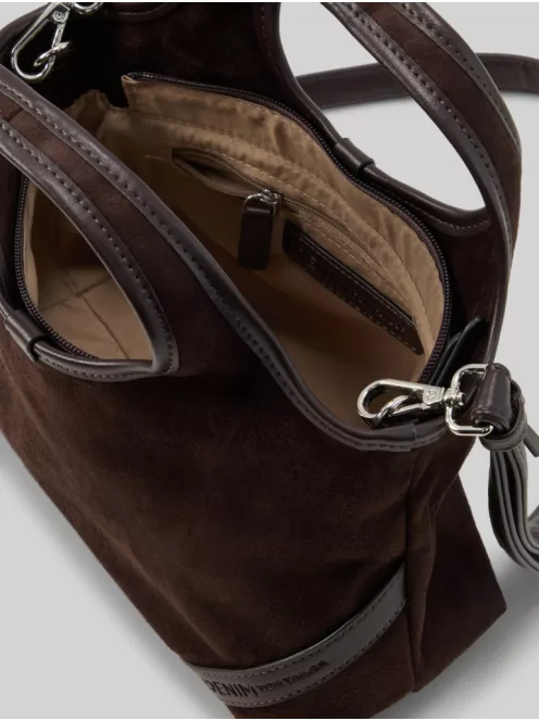 Tom Tailor női kézitáska 012955 LIDORA ZIP SHOPPER S 5131 sötét barna – trendi Tom Tailor kézitáska