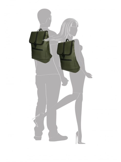 Enrico Benetti Bridgetown zöld laptoptartós hátizsák 15"