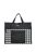 Beagles Shop & Go fekete mintás női bevásárló táska