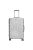 Enrico Benetti Calgary ezüst 4 kerekű közepes bőrönd