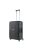 CarryOn Steward antracit 4 kerekű csatos közepes bőrönd