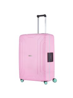 CarryOn Steward rózsaszín 4 kerekű csatos nagy bőrönd