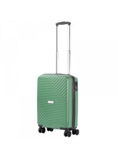   CarryOn Transport zöld 4 kerekű kabinbőrönd USB töltővel