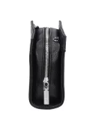 Táska Chiara M 811 Fekete rostbőr