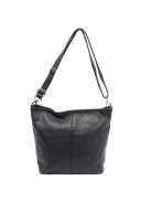 Olasz bőr 0003 fekete női válltáska