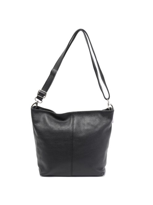 Olasz bőr 0003 fekete női válltáska