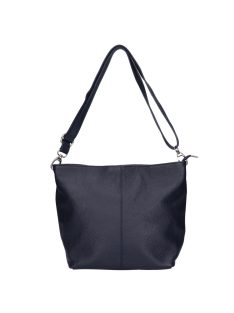 Olasz bőr 0003 kék női válltáska