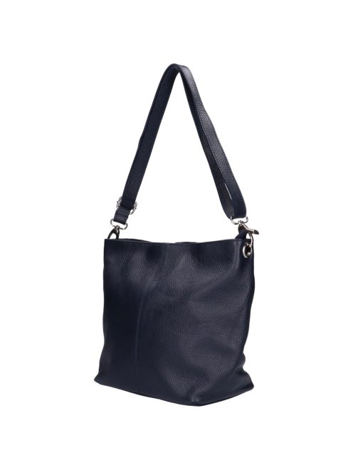 Olasz bőr 0003 kék női válltáska