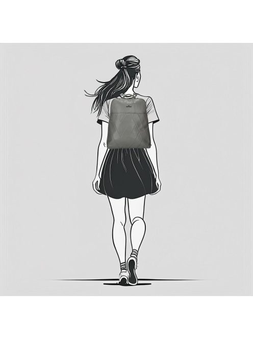 Enrico Benetti Evie szürke női hátizsák