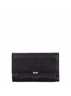 Pincér brifkó fekete patentos bőr 7425