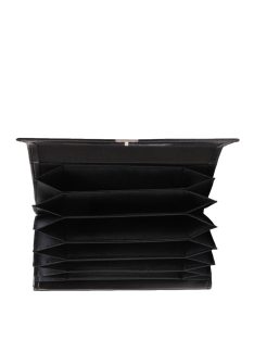 0009 fekete patentos műbőr pincér brifkó 