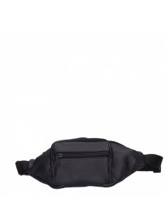 Övtáska 114-0009  Fekete darabbőr nagy