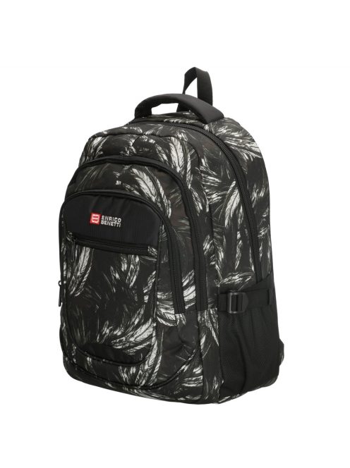 Enrico Benetti Santa Cruz fekete laptoptartós hátizsák 17,3"