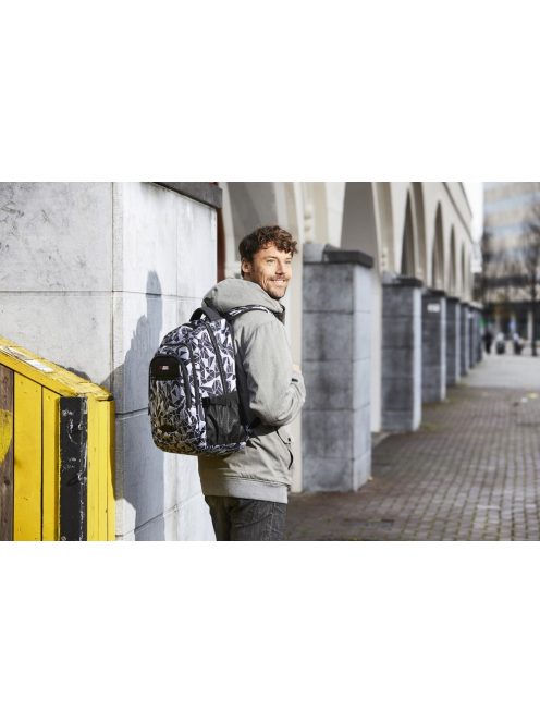 Enrico Benetti Santa Cruz fekete laptoptartós hátizsák 17,3"