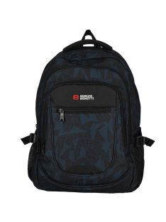   Enrico Benetti Santa Cruz fekete-kék mintás laptoptartós hátizsák 17,3"