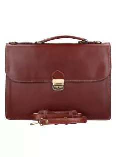 Aktatáska 1721 Bőr 1 rekeszes világos barna közepes