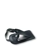 Travelite fekete pvc bőröndcímke 
