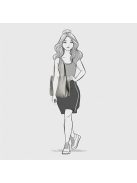 Enrico Benetti Kylie grafit metál női hátizsák/válltáska