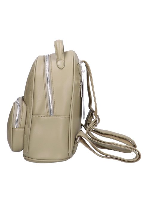 David Jones 6712-3 világoszöld steppelt női hátizsák