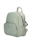 David Jones 6919-3 zöld steppelt női hátizsák