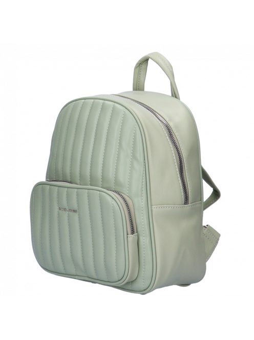 David Jones 6919-3 zöld steppelt női hátizsák