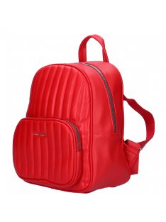 David Jones 6919-3 piros steppelt női hátizsák