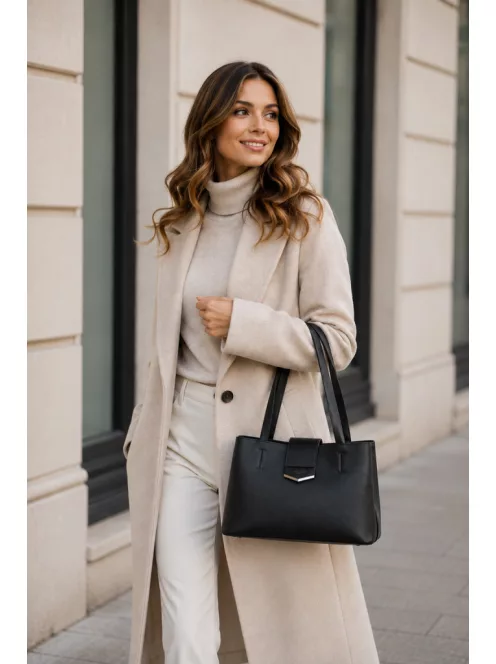 David Jones női válláska CM8304 fekete – divatos David Jones női táska