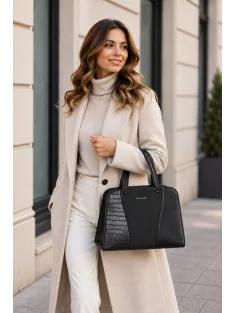 David Jones női kézitáska CM8533 fekete – divatos David Jones kézitáska