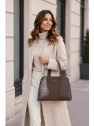 David Jones női kézitáska CM8533 barna – divatos David Jones kézitáska
