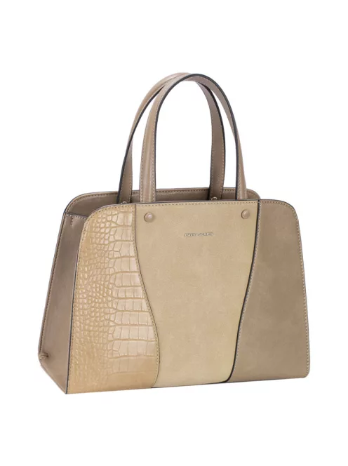 David Jones női kézitáska CM8533 drapp – divatos David Jones kézitáska