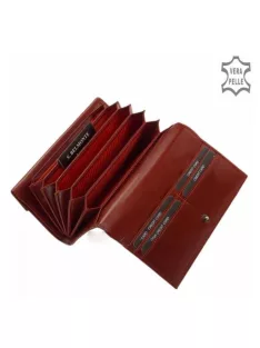 Sylvia Belmonte C3257 bőr bordó pincér brifkó