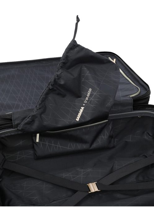 Travelite Barbara Novelty fekete 4 kerekű női kabinbőrönd